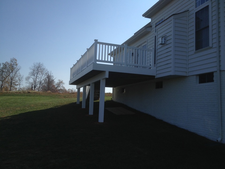 side view of deck in Warrenton