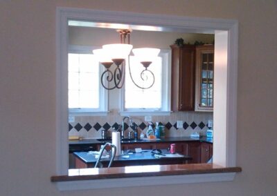 Woodbridge custom window to kitchen