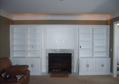 Custom bookcases for great room