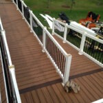 closeup decks railing