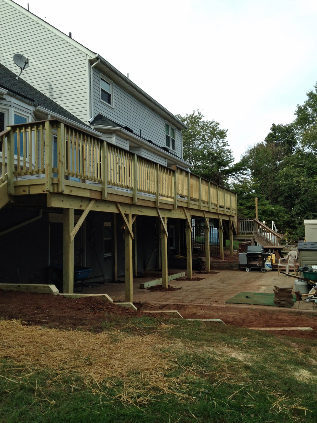 Large Deck and Patio Project
